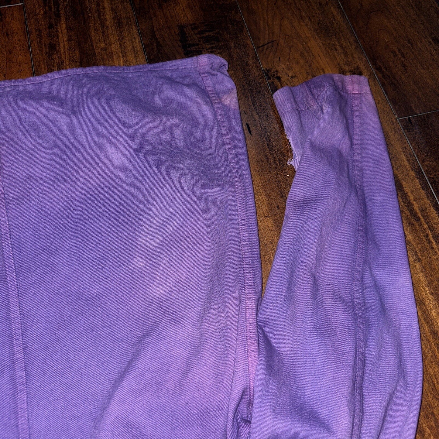 VTG 1940s 50s Overcoat Overdye Purple Jacket Rockabilly Pos WWII Chore Work Coat