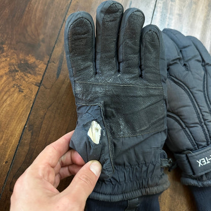 Olympia Gloves Adult XL Navy Blue Black Korea Palm Gore Tex Insulated VTG