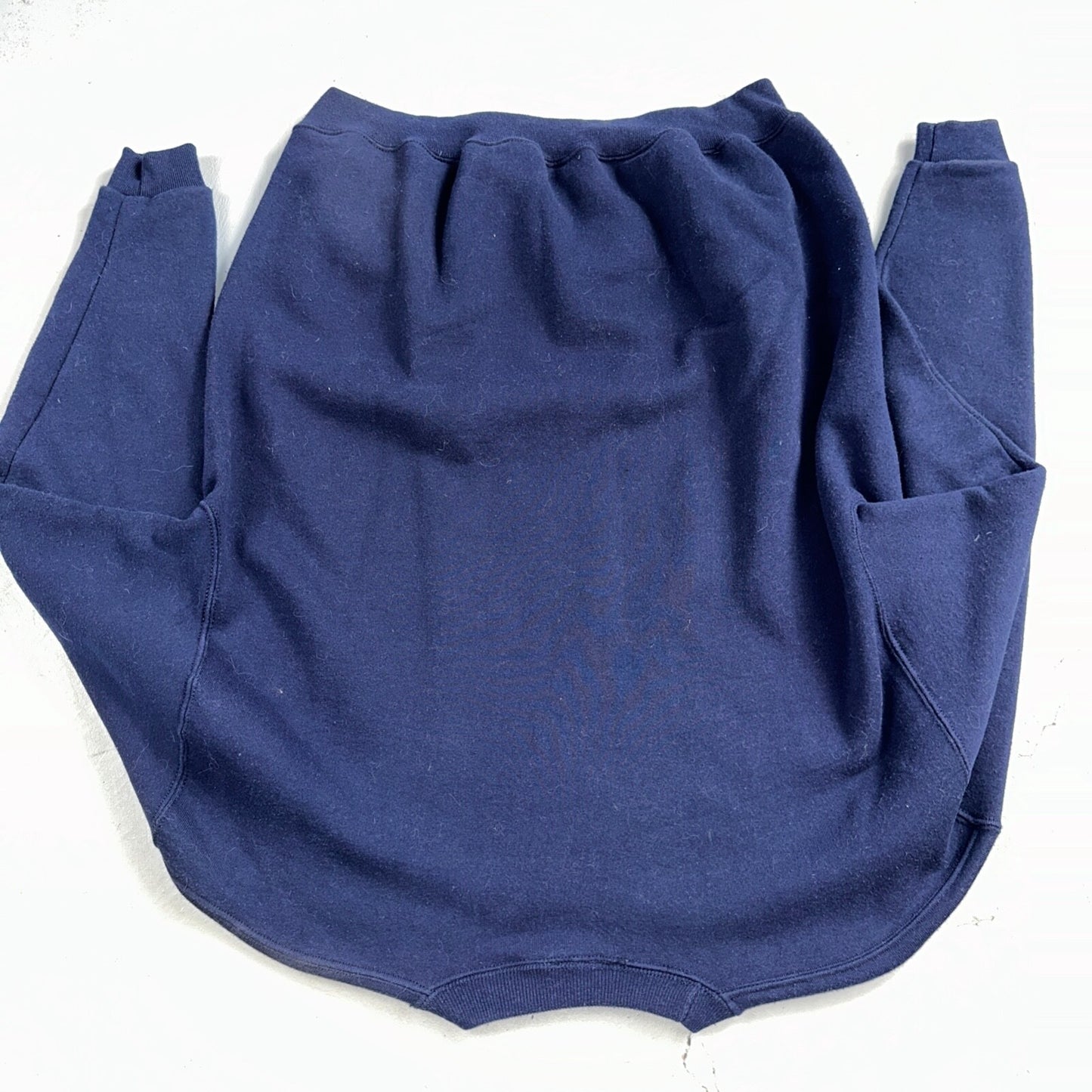 Coin Sofee Heavy Sweatshirt 90s VTG Crewneck USA Navy Basic Blue Team Member