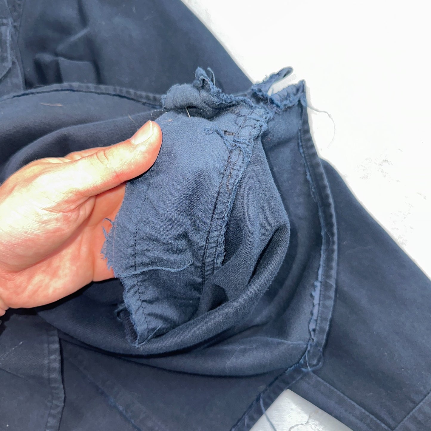 Levis Button Up Shirt Mens M Blue Flannel Long Sleeve Heavyweight Cotton Shacket