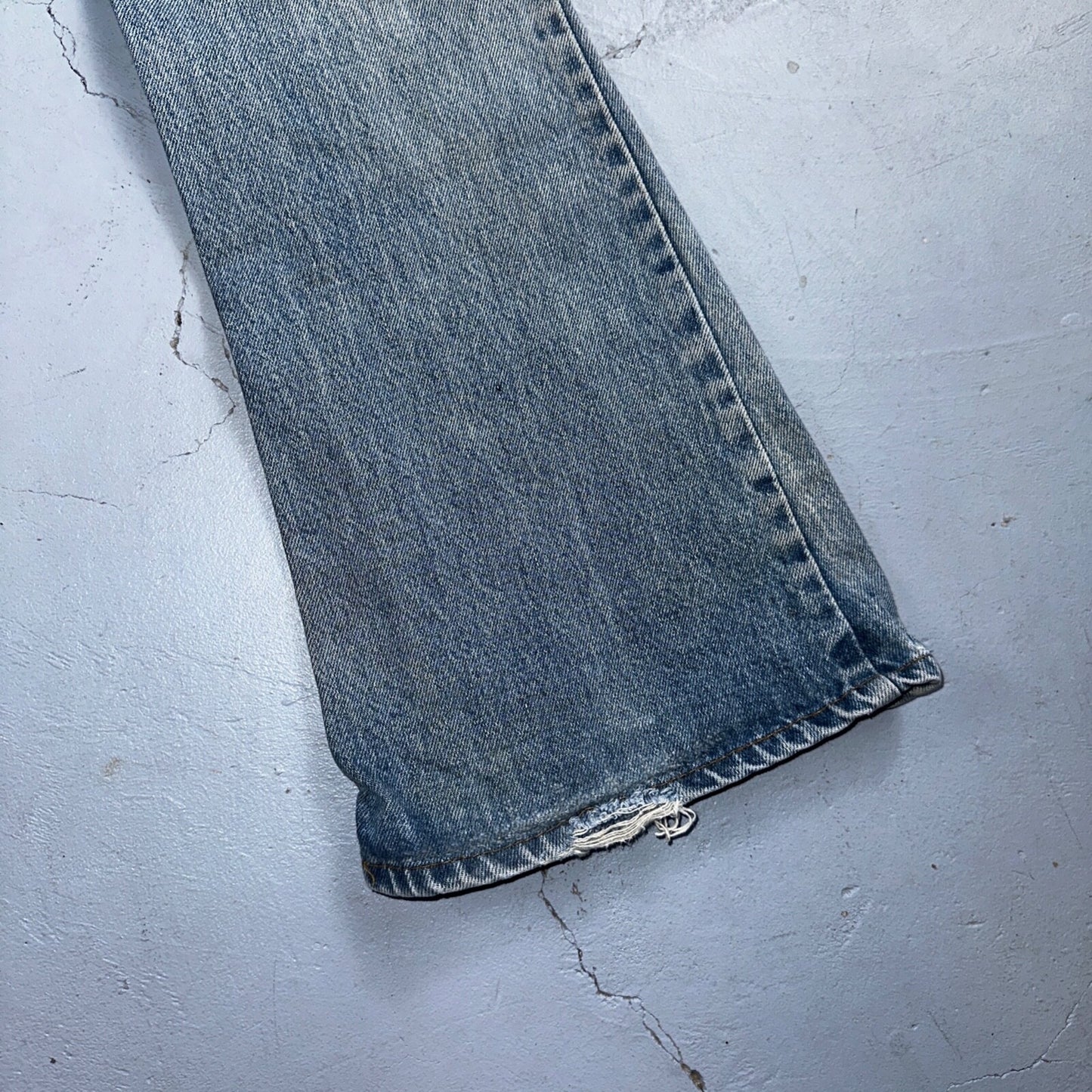Levis 646 Vintage 70s USA Orange Tab Bootcut Flare Blue Bell Bottom Jeans 29x33