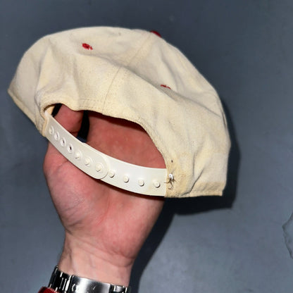 PHS VTG Hat Cap Snapback Sports Football Red White Running Horse Mustang USA