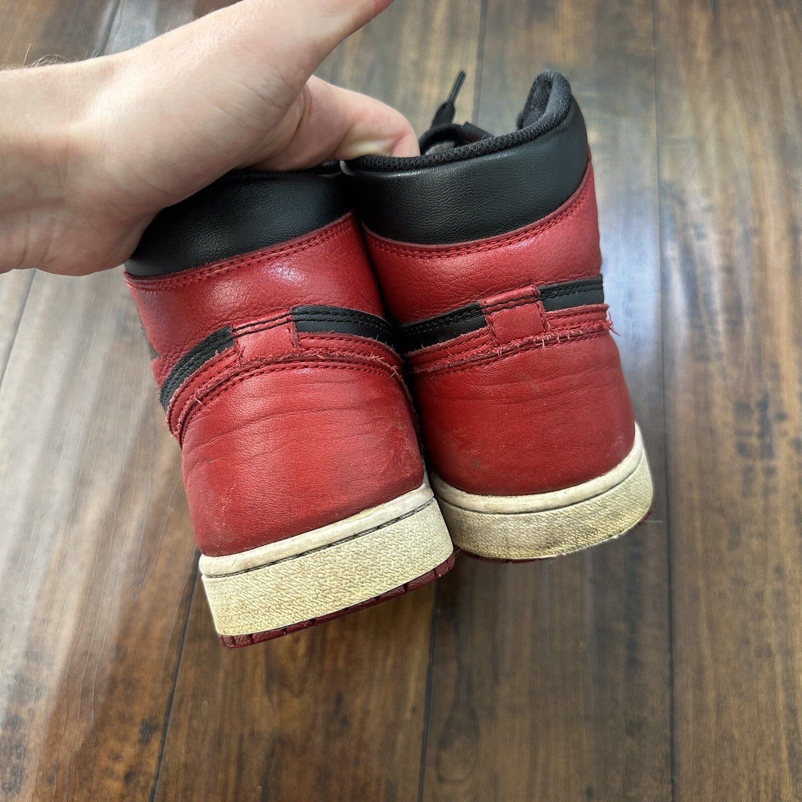 Size 8 - Jordan 1 Retro OG High Banned, Bred 2016 - 555088-001 No Box