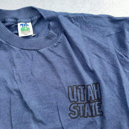 Utah State USA 2XL VTG T Shirt Single Stitch College University Art Graphic