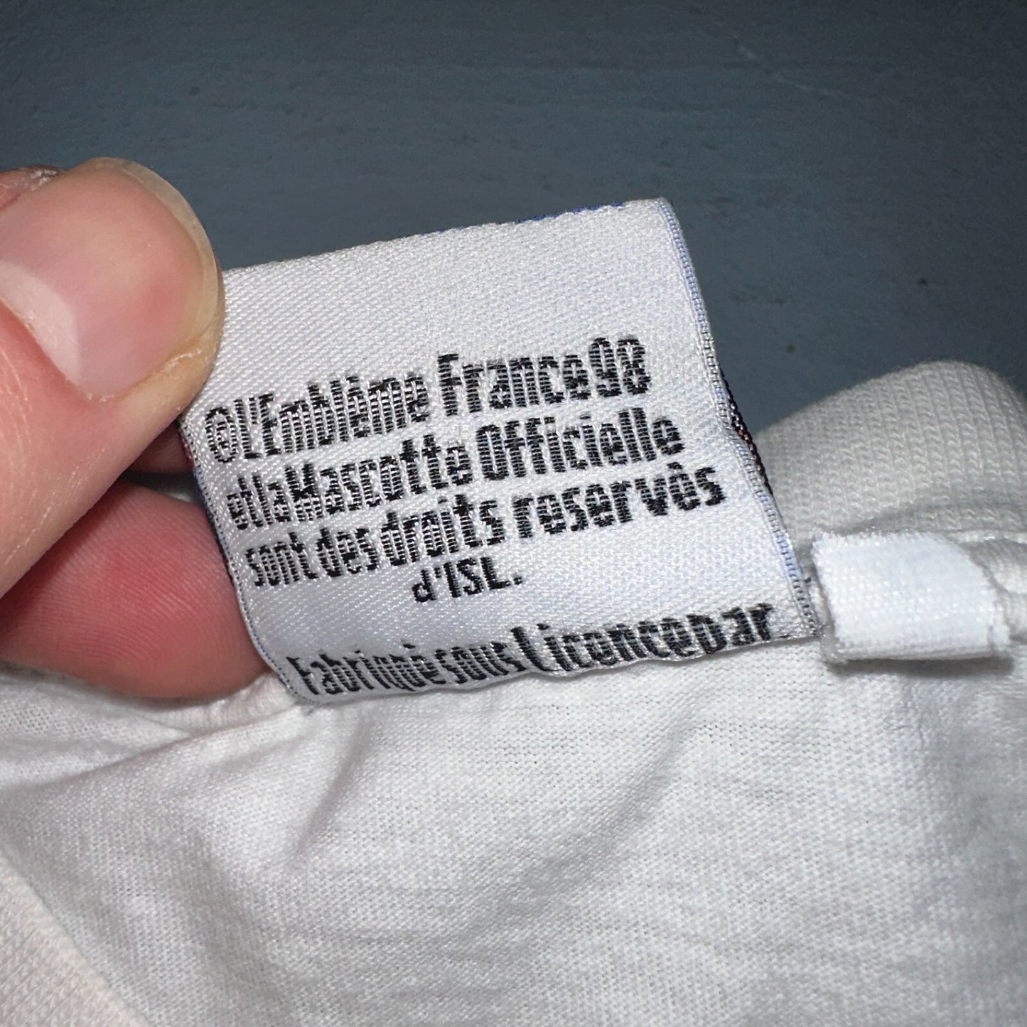 Fifa Germany France 1998 98 VTG T Shirt Soccer Sports XL 90s White World Cup