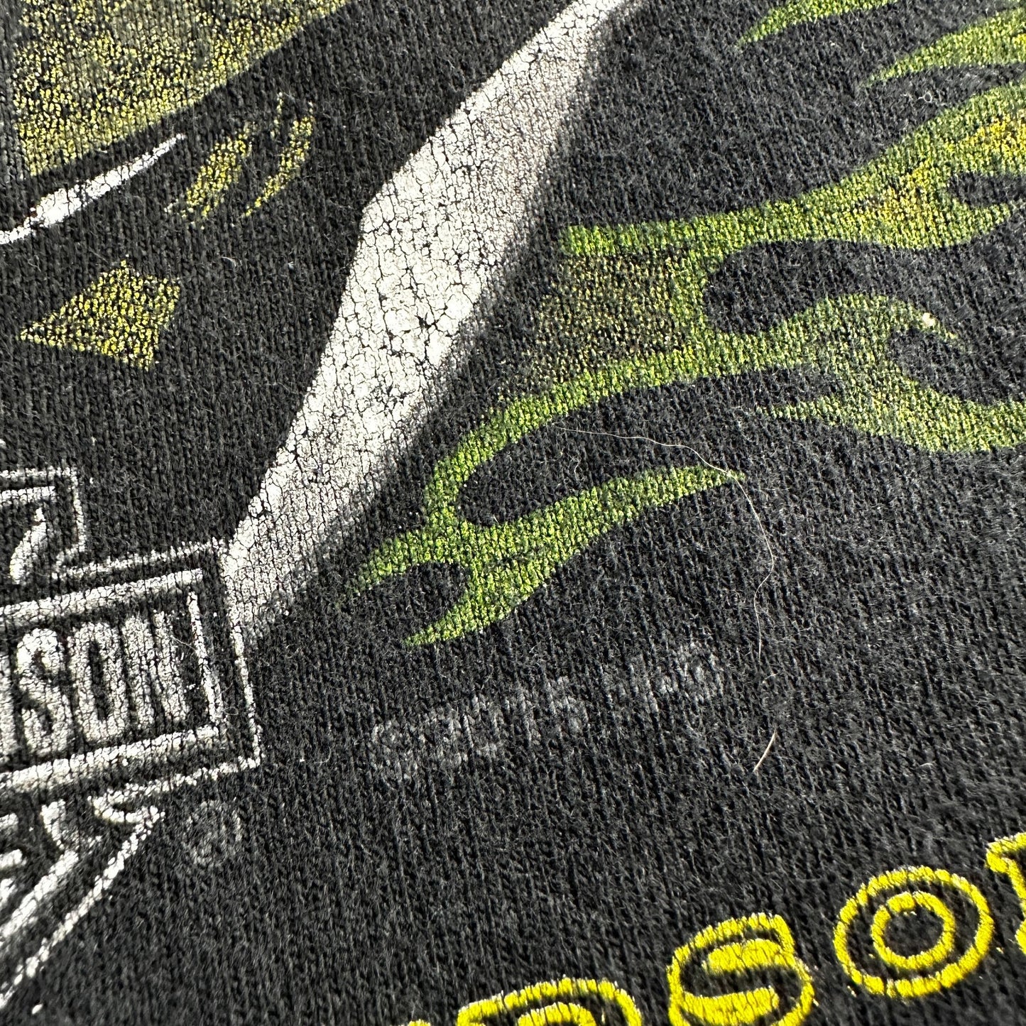 Harley Davidson Looney Tunes VTG T Shirt Motorcycle Bike Graphic Winchester Y2K