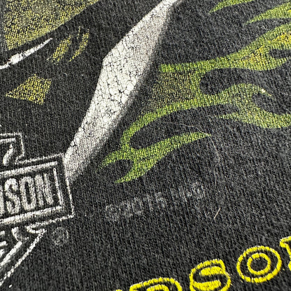 Harley Davidson Looney Tunes VTG T Shirt Motorcycle Bike Graphic Winchester Y2K