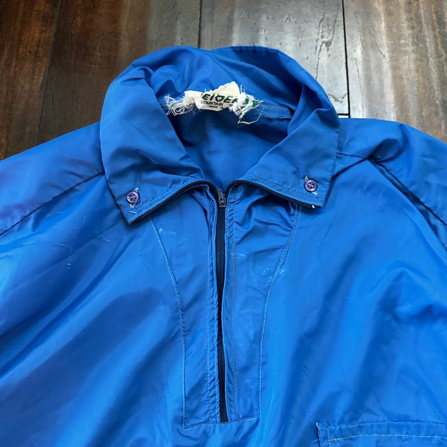 EIGER EXTREME WINDSTOPPER JACKET PARKA XL NYLON BLUE 80s 70s Mountain Japan