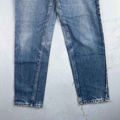 Levis 501 Vintage 80s USA XX Womens Jeans Blue High Rise Tapered 17501 25x27