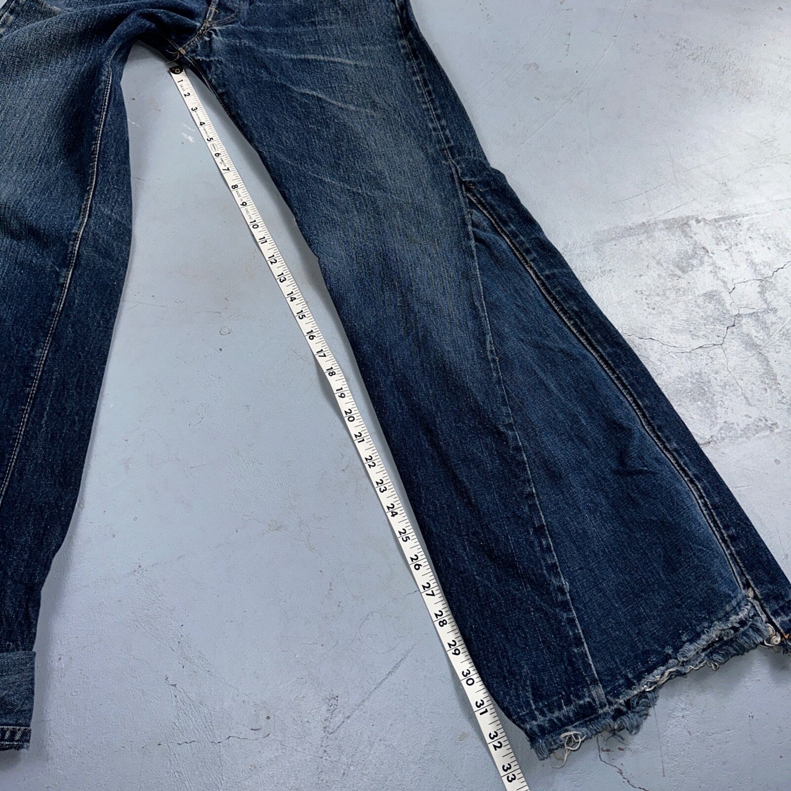 Levis 501 Vintage 80s Redline Selvedge USA XX Jeans Bootcut 33x36 Act 30x33