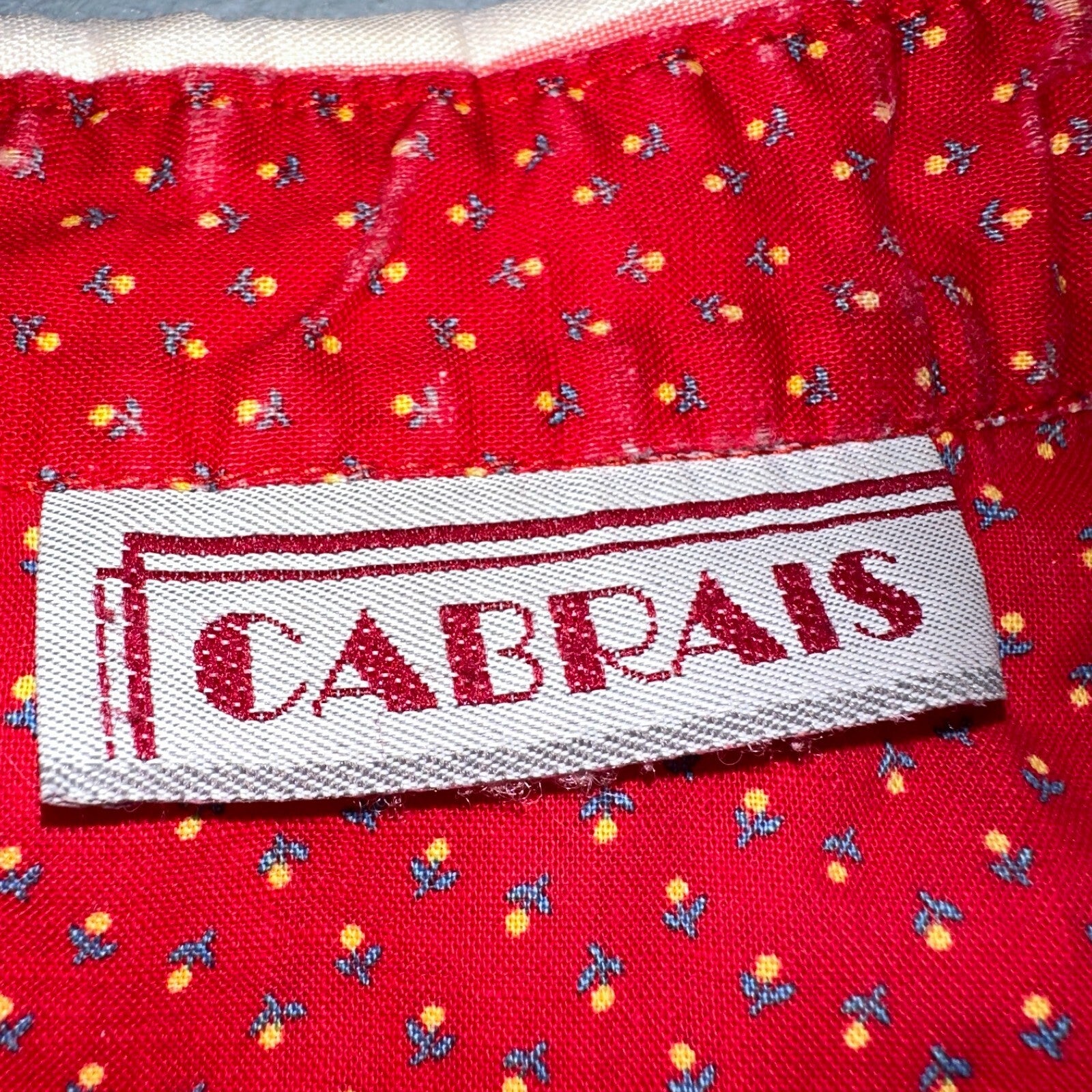Cabrais Button Up Shirt Womens XL Multicolor Long Sleeve Collared Striped 90s