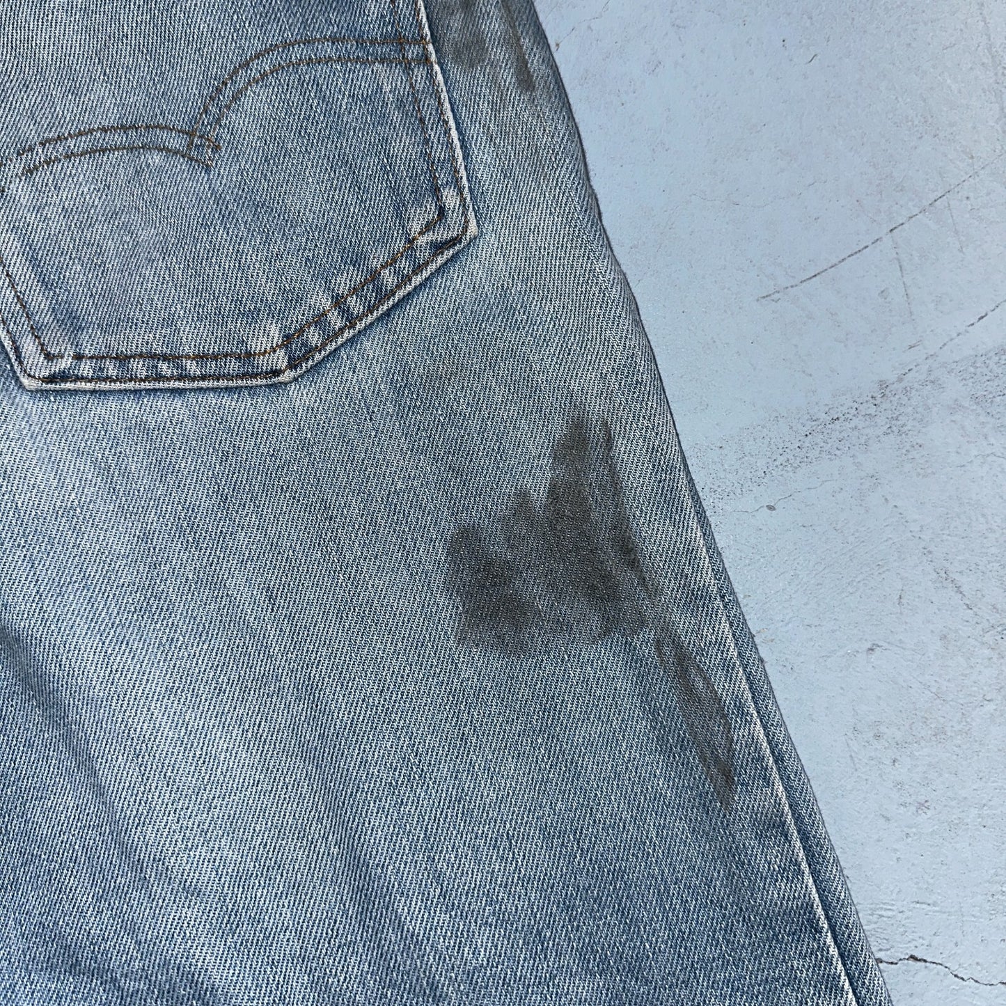 Levis 517 Vintage 80s USA Orange Tab Bootcut Flare Blue Jeans Talon Act 30x29