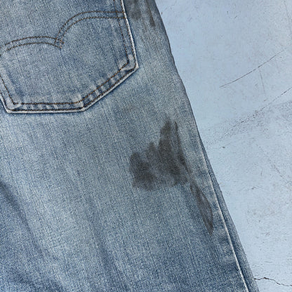 Levis 517 Vintage 80s USA Orange Tab Bootcut Flare Blue Jeans Talon Act 30x29