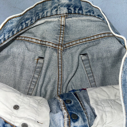Levis 501 Vintage 80s Redline Selvedge USA XX Jeans Light Wash Skinny Act 29x32