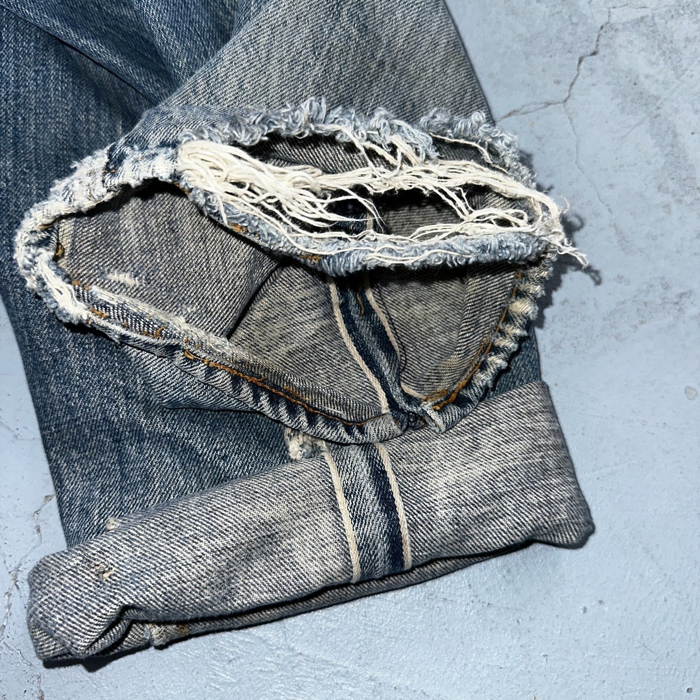 Levis 501 Vintage 70s SS Redline Selvedge USA XX Jeans Med Wash 32x34 Act 30x29