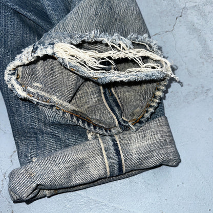 Levis 501 Vintage 70s SS Redline Selvedge USA XX Jeans Med Wash 32x34 Act 30x29