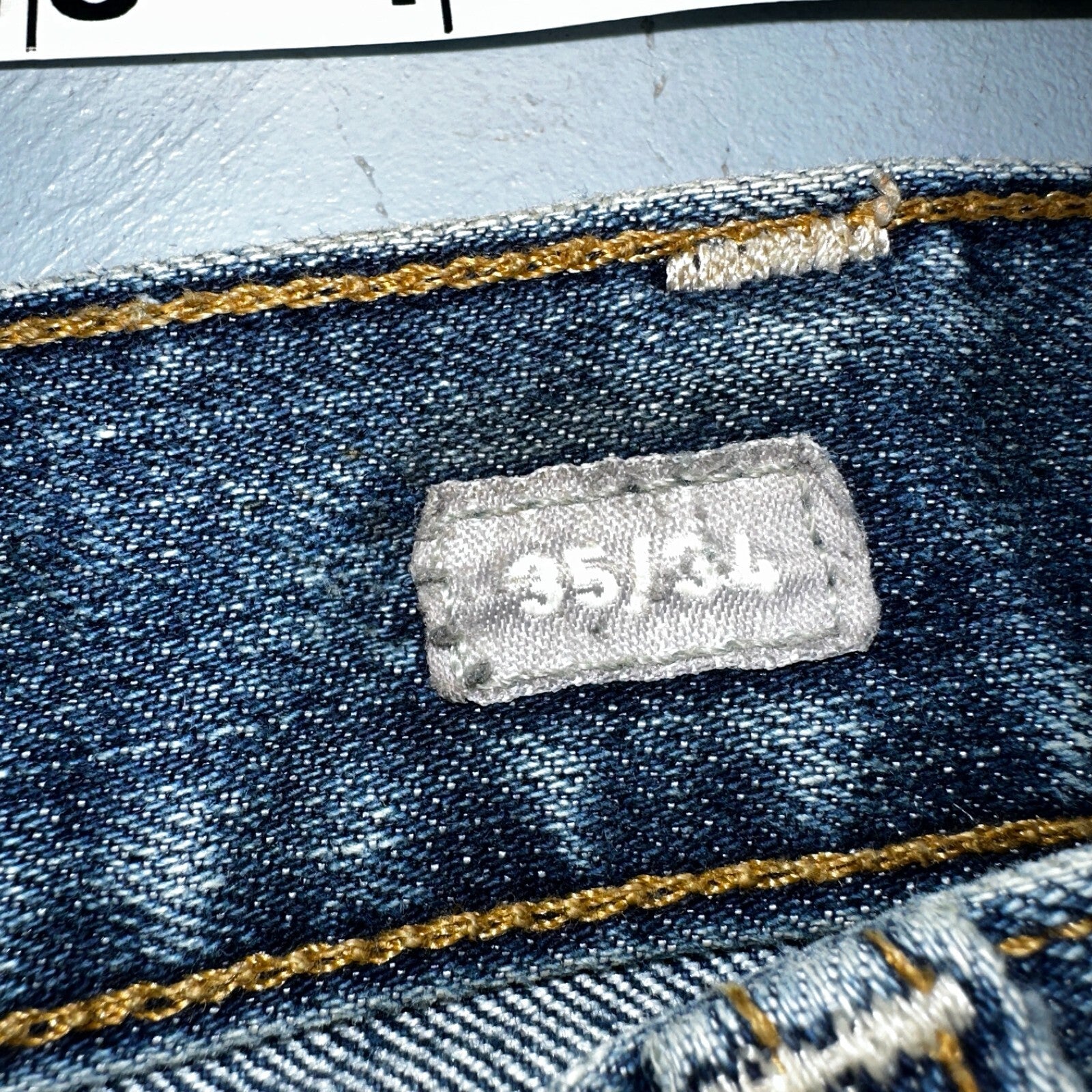 Ariat Rebar Jeans Men's 35x34 Blue M4 Workhorse Edge Boot Cut Western