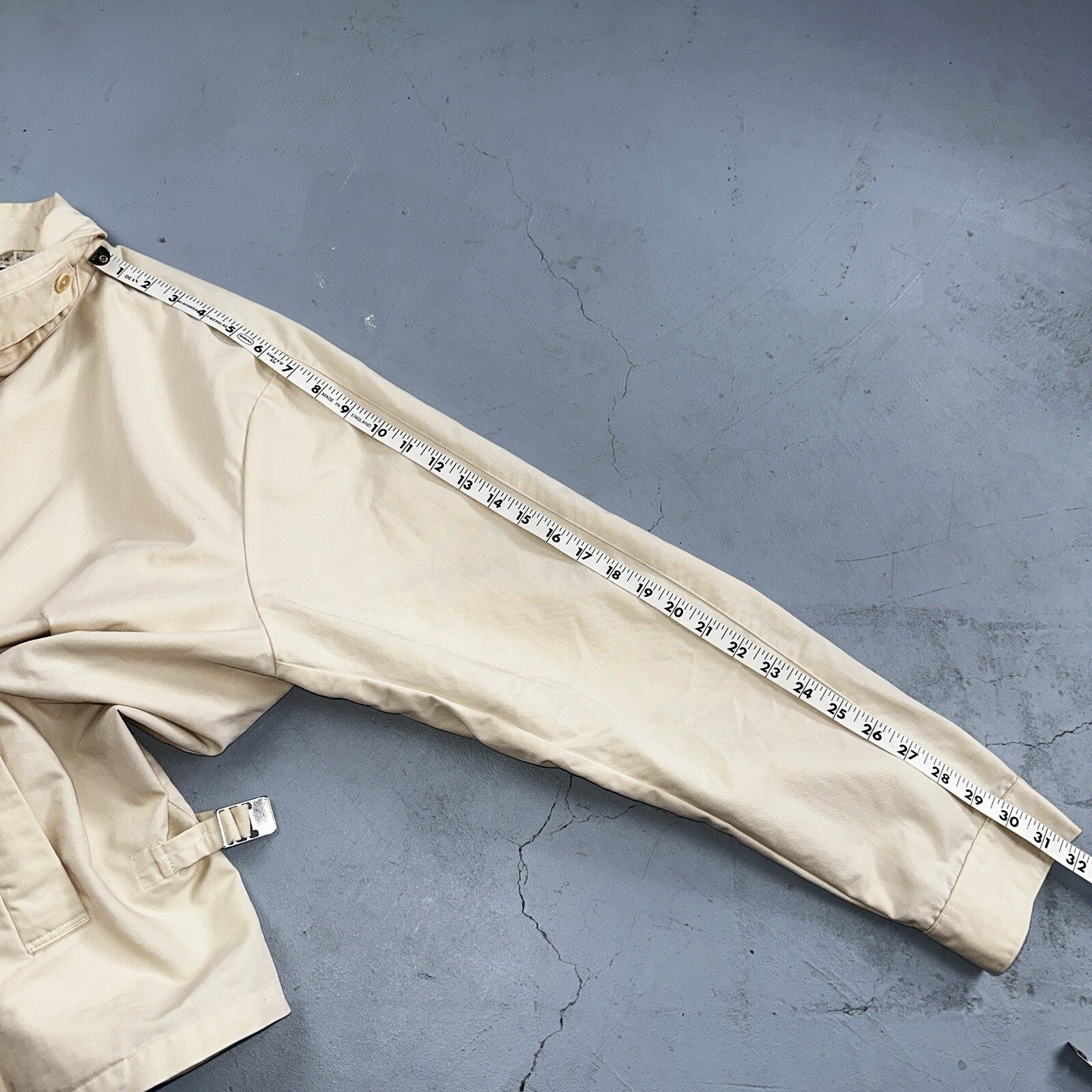 Polo Ralph Lauren Jacket VTG 90s Mens XL Tan Khaki Dad Full Zip Side Belted