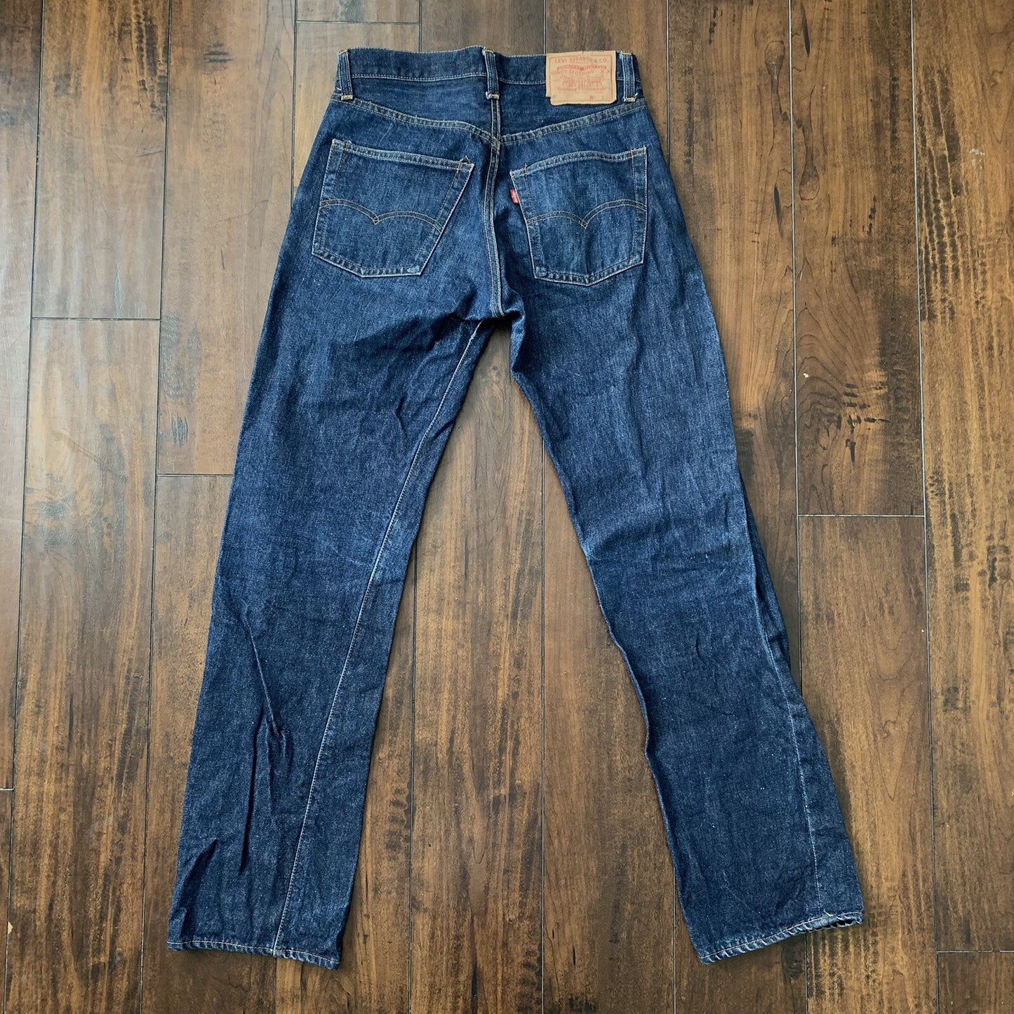 Levis 501 XX Big E Vintage 60s Redline Selvedge Denim Jeans DARK 29x34 Ac 27x30