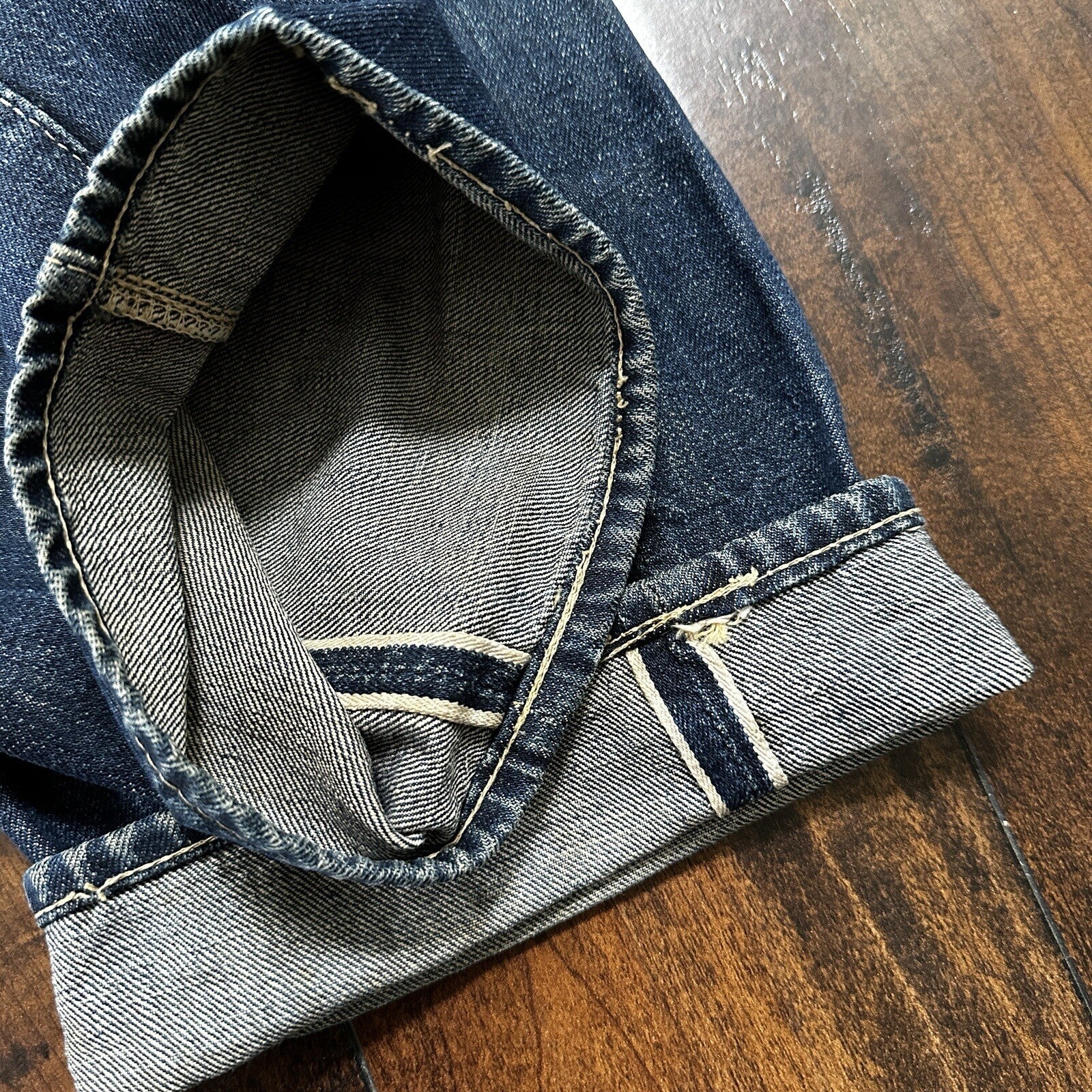 Vintage LEVIS 501XX Jeans Big E 1940s Denim Redline Selvedge 28x32 USA 1947 40s