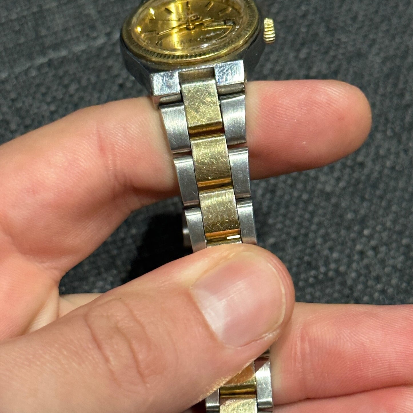 RARE RADO GOLDEN CITY Swiss Automatic Womens Watch c.1970s VTG Gold