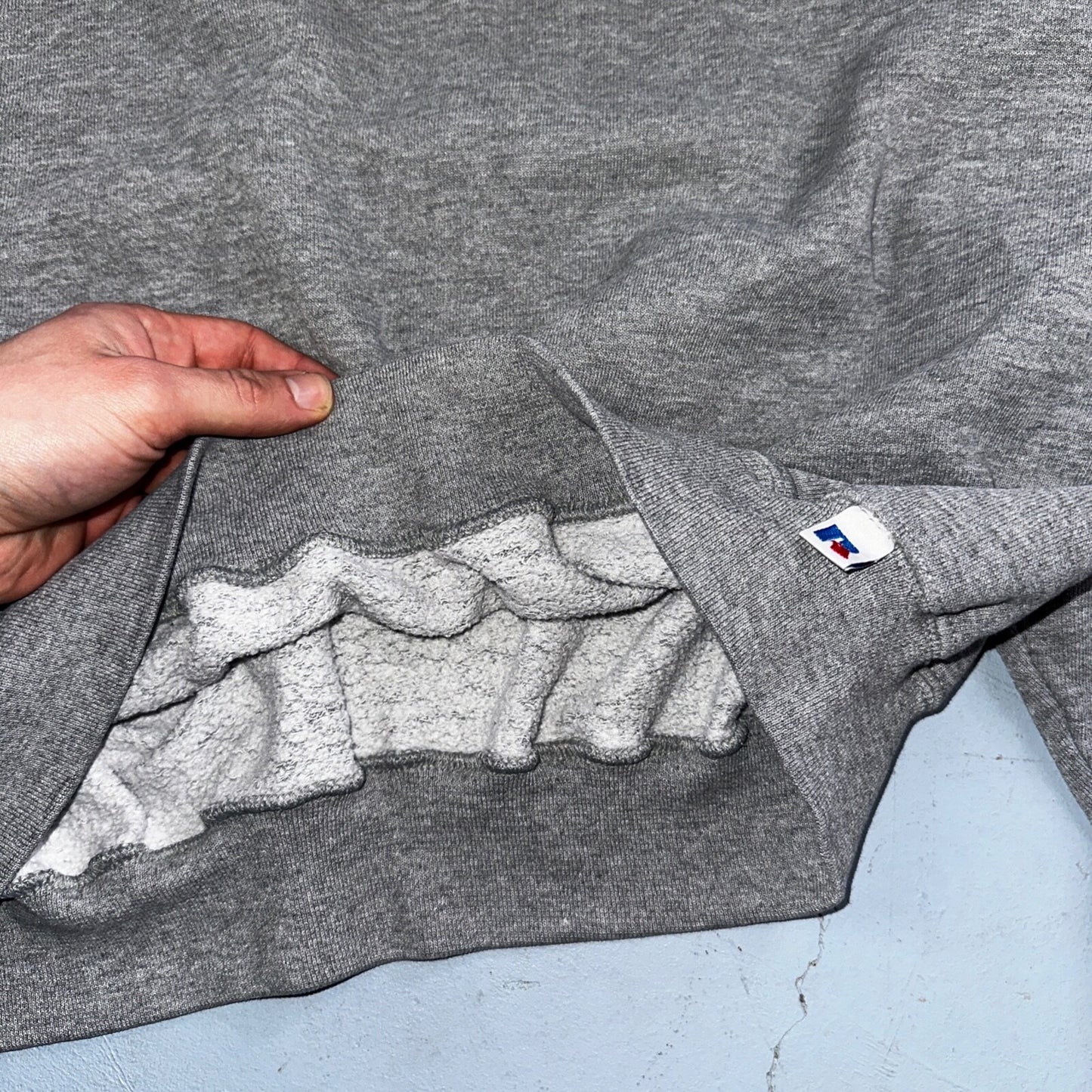 Russell Athletic Sweatshirt XL Nevada VTG Crewneck Wolf Pack Sweat Gray Sports