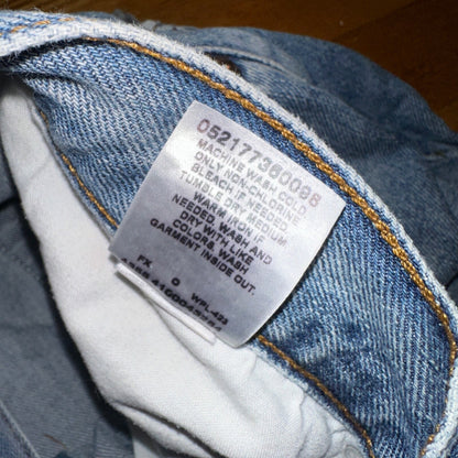 VTG Levi’s 550 Relaxed Fit Jeans Men’s 38x30 Blue Denim Pants 37x26 Hemmed