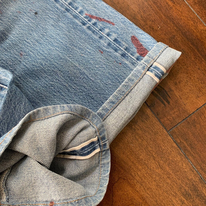 Levis Vintage 80s Redline Selvedge USA 501 XX Jeans 66 70s Act 30x27