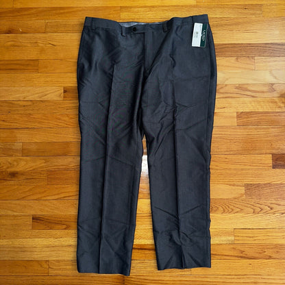 Ralph Lauren Pants Men 40x30 Gray Pleat Polo Business Slacks Trousers