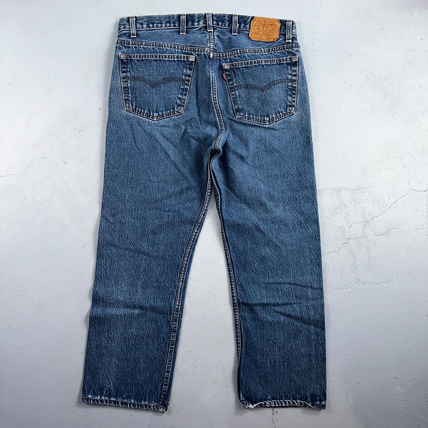 Levis 501 Vintage 90s USA XX Straight Leg Jeans Blue Med Wash 40x31 Act 36x27