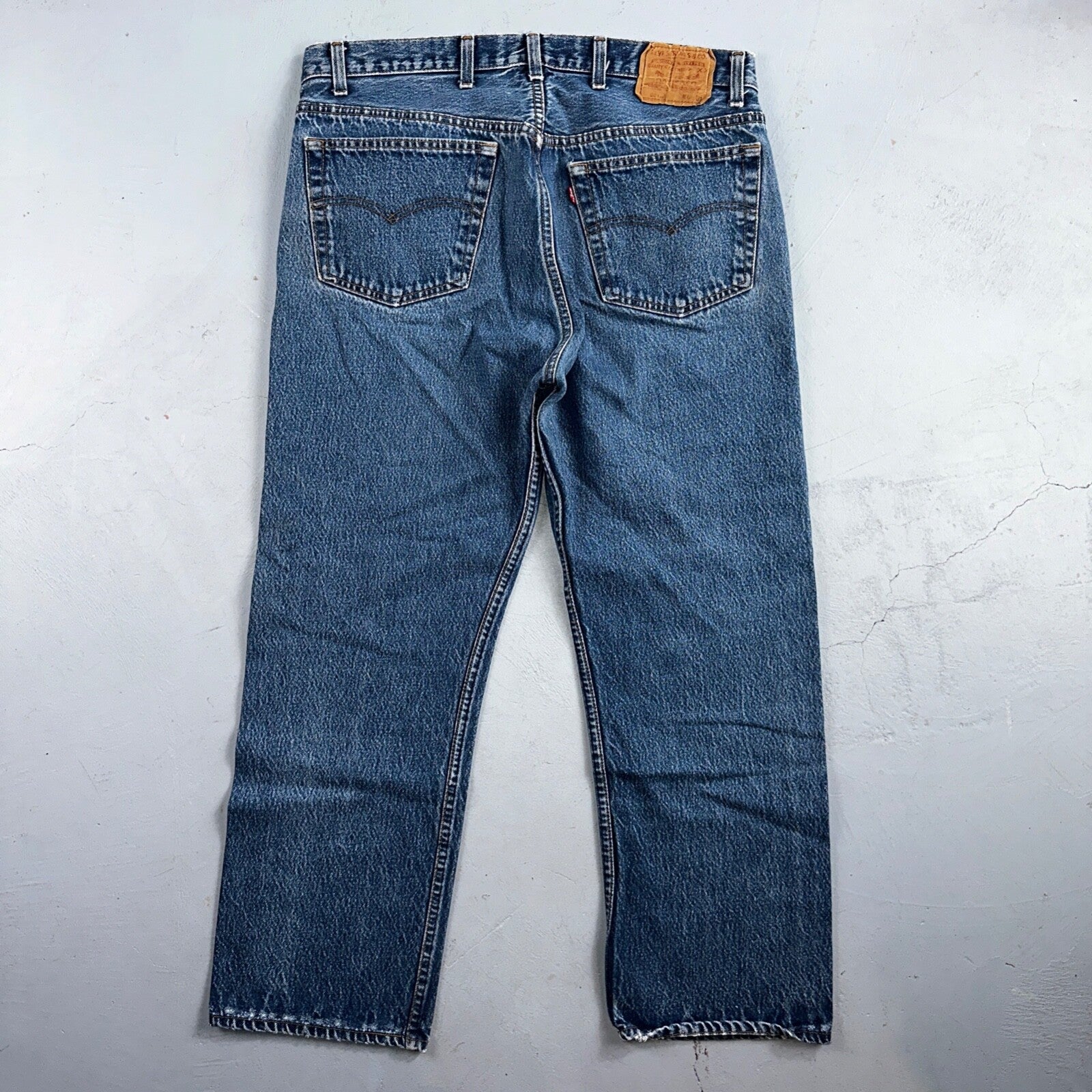 Levis 501 Vintage 90s USA XX Straight Leg Jeans Blue Med Wash 40x31 Act 36x27