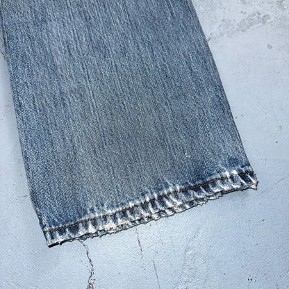 Levis 501 Vintage Y2K XX Straight Leg Jeans Blue Light Wash 33x30 Act 31x29
