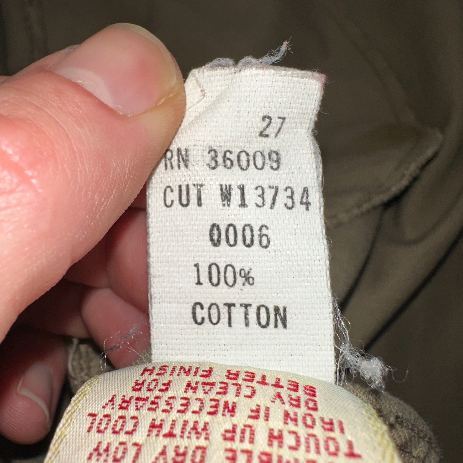 Calvin Klein VTG 90s Jacket Shirt Womens Large Button Trench Military USA Long