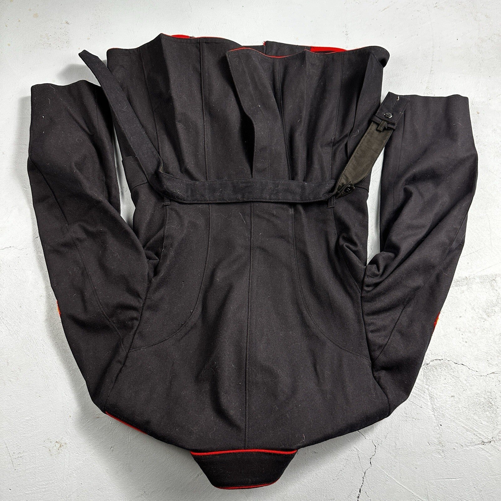 VTG Authentic WWII Paramarine United States Marine Corp Dress Blue Jacket USMC