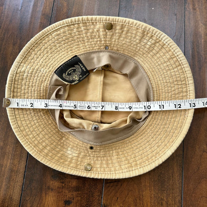 Henschel Canvas Hat Hatquarters USA TAN Mens Western Outdoors Outback Bucket 90s