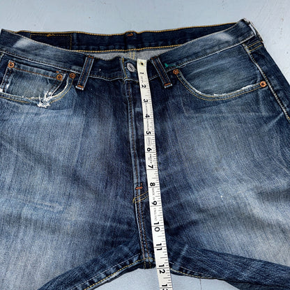 Levis 501 Vintage Y2K XX Straight Leg Jeans Blue Med Wash 34x34 Act 32x30