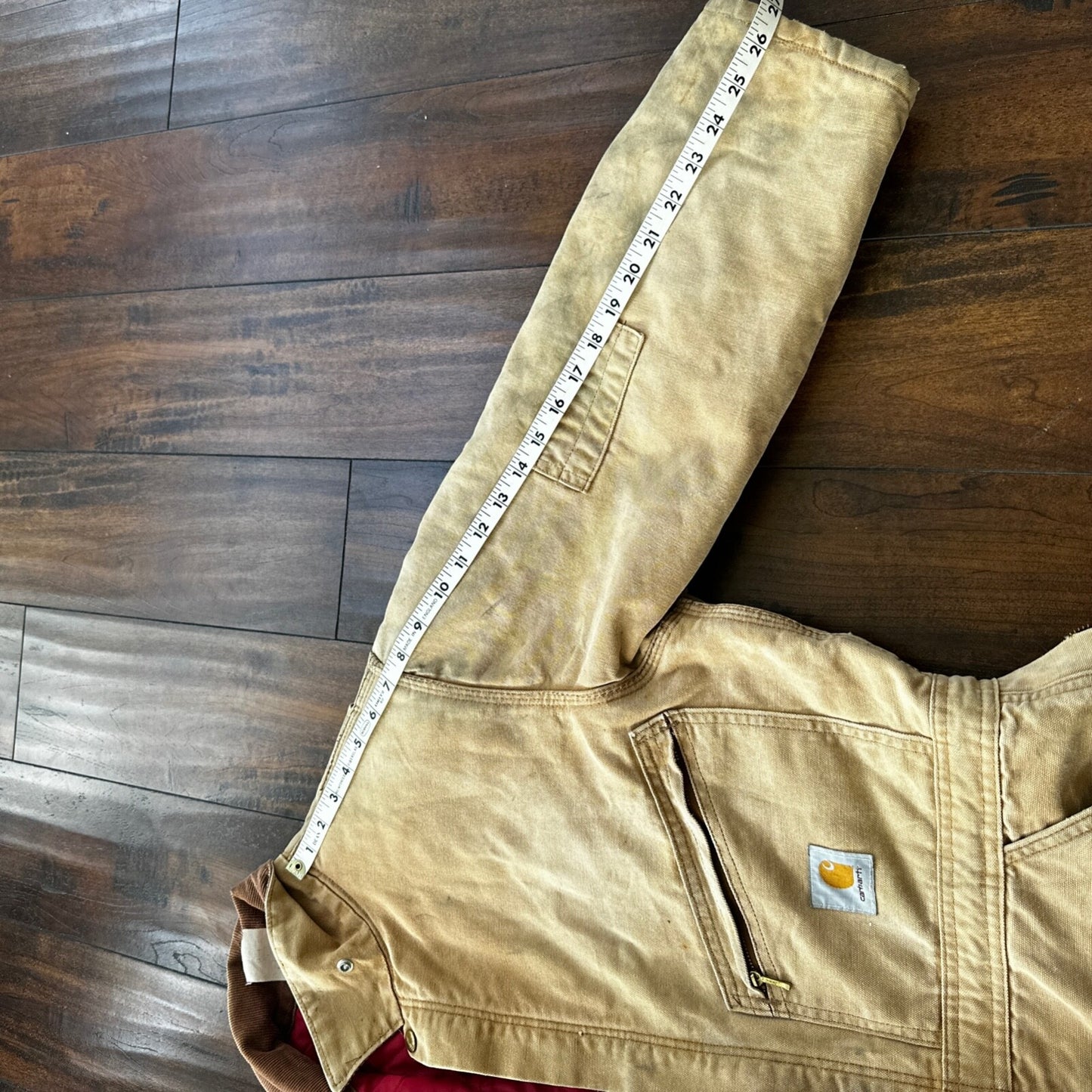 VTG 70s CARHARTT Duck Quilt Coveralls Small 996Q USA overalls Double Knee 80s