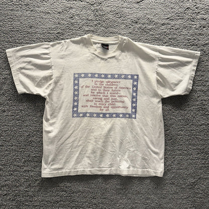 Vintage Pledge Of Allegiance USA Anthom Children Love America 80s 90s Rare