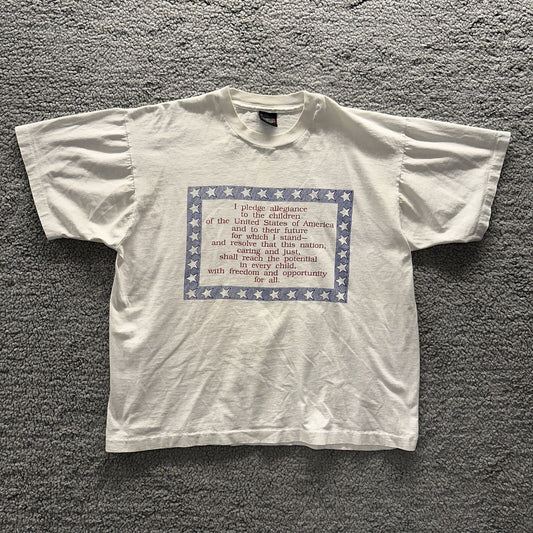 Vintage Pledge Of Allegiance USA Anthom Children Love America 80s 90s Rare