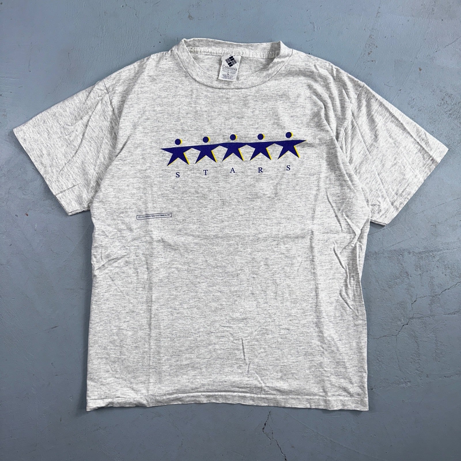 STARS Students Ready For S*x VTG T Shirt DARE Graphic Text Rare Single Stitch