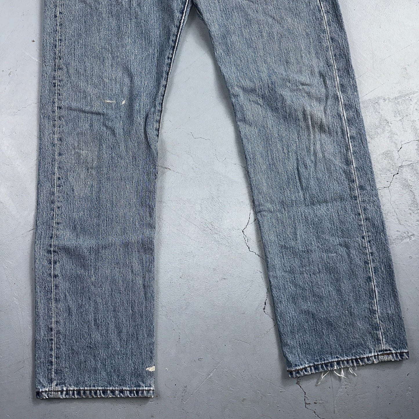 Levis 501 Vintage Y2K XX Straight Leg Jeans Blue Light Wash 34x32 Act 34x31