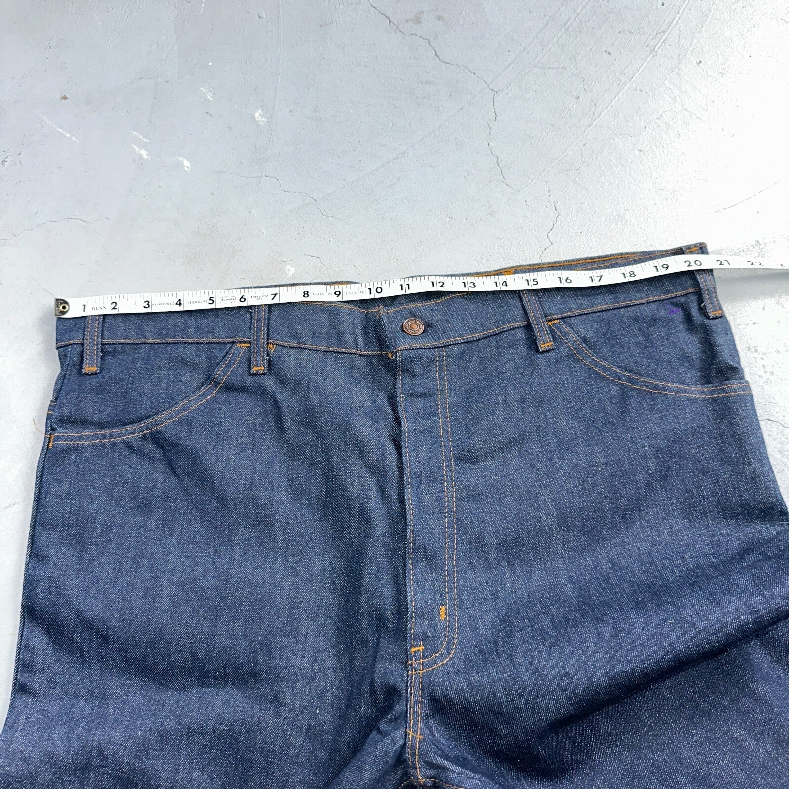 Levis 646 Deadstock 70s USA Orange Tab Bootcut Flare Bell Bottom NOS Jeans 42x32