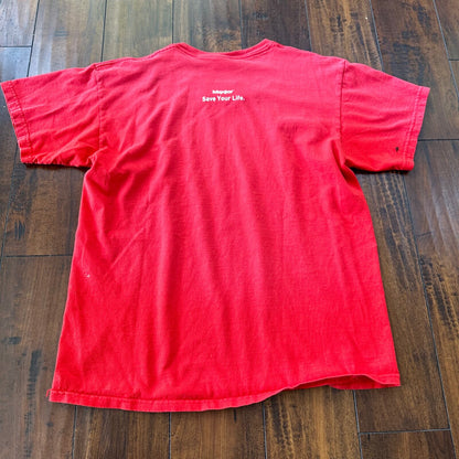 Skate Maxtor Wheels Vintage T Shirt Skateboard Thrashed Paint Grunge Nirvana Rap