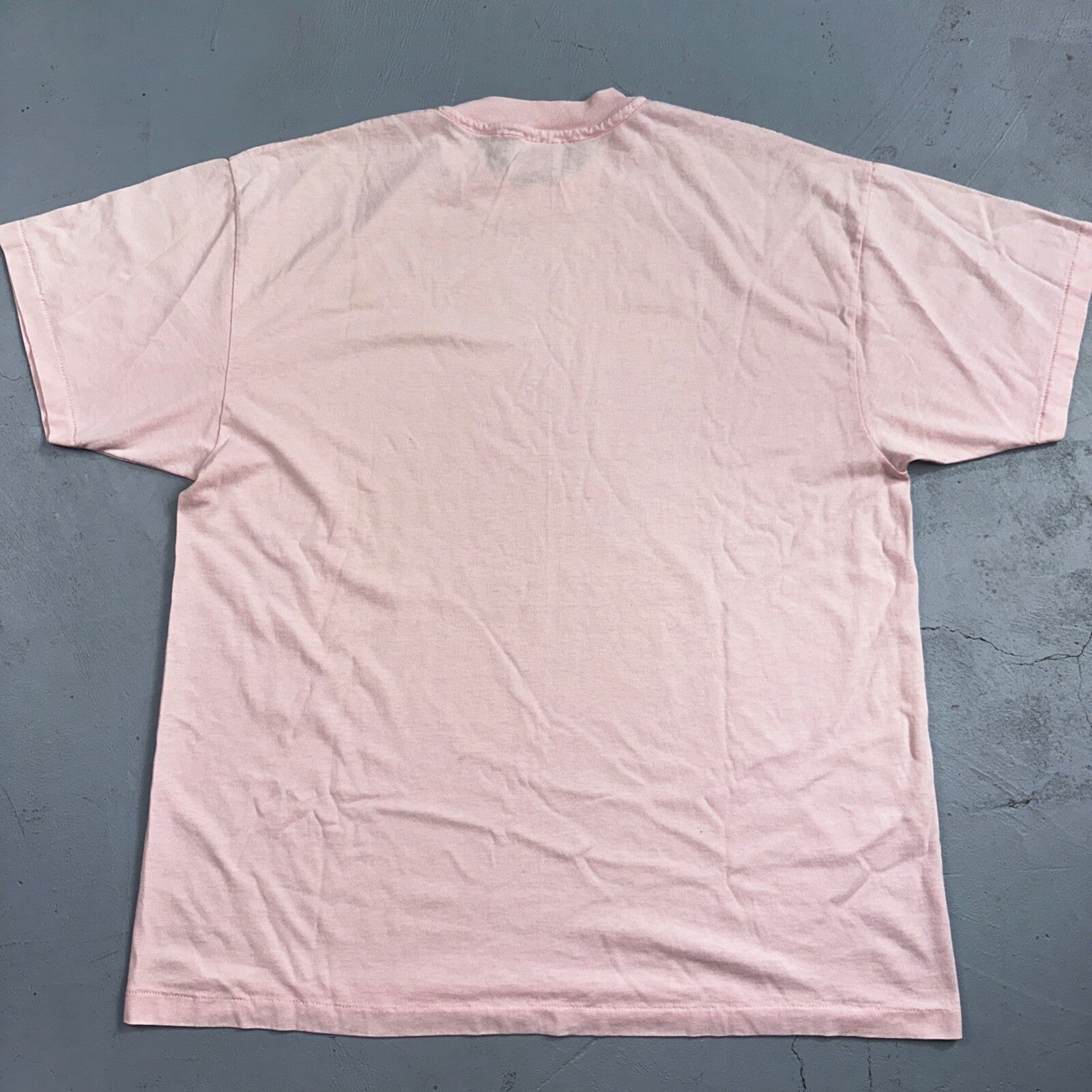 Hanes Blank 90s Pink VTG T Shirt Lot Single Stitch XL Basic Cool Rap Grunge