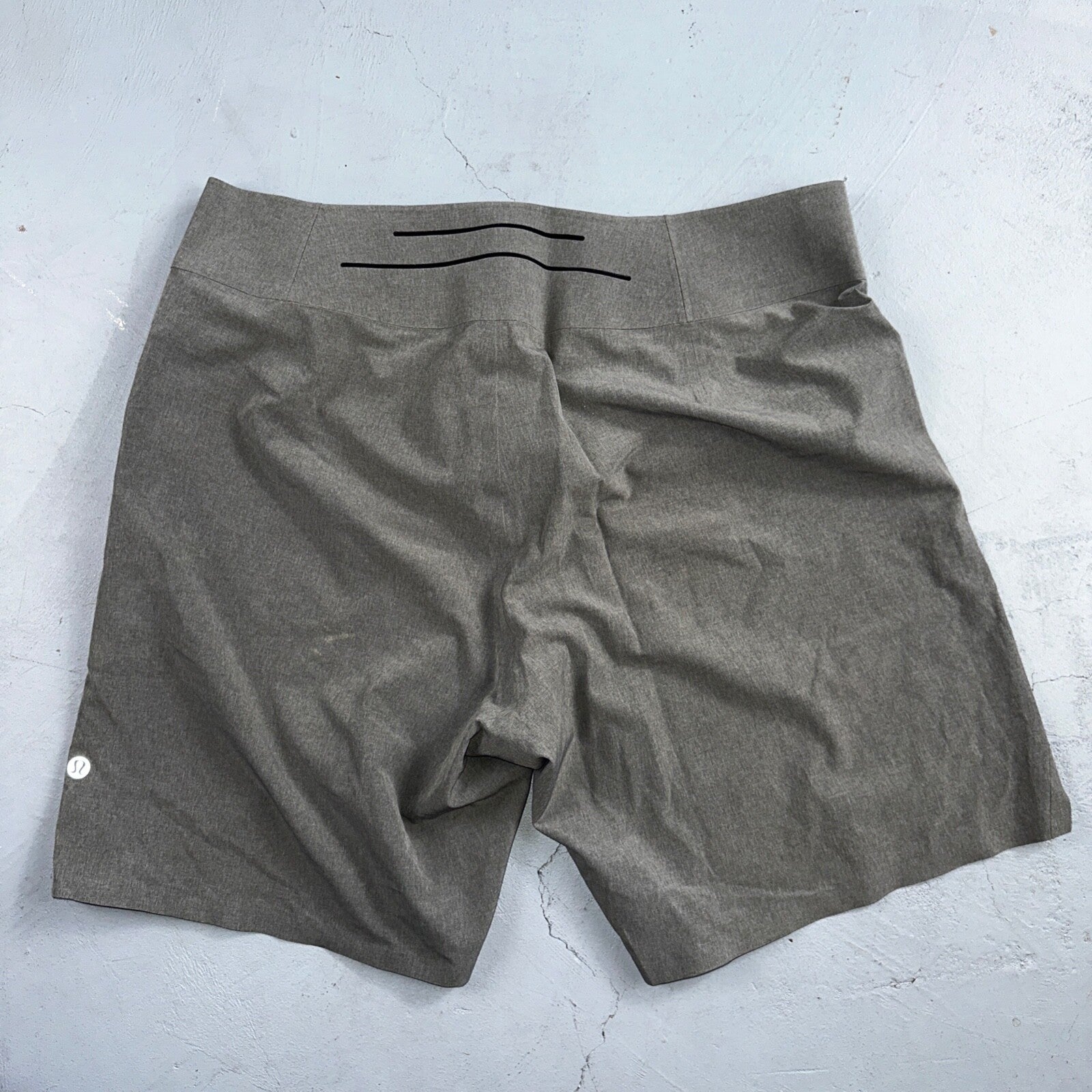 Lululemon Board Shorts Mens 34 Gray Swim Trunks Current State 7” Inseam Casual