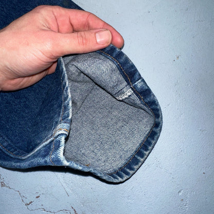 Levis 517 Vintage 90s USA Orange Tab Bootcut Flare Blue Worn Jeans Thrash 32x32