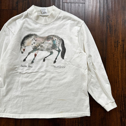 Abstract Painting Of Horse VTG T Shirt Art Rap Music Love Passion Pop Lord Carol