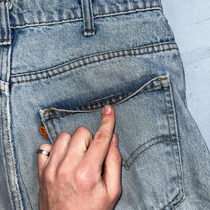 Levis 646 Vintage 70s USA Orange Tab Bootcut Flare Blue Bell Bottom Jeans 29x33