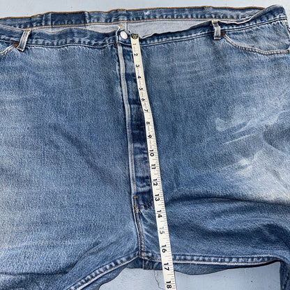 Levis 501 Vintage 90s USA XX Straight Leg Jeans Blue Light Wash 60x30 Act 56x27