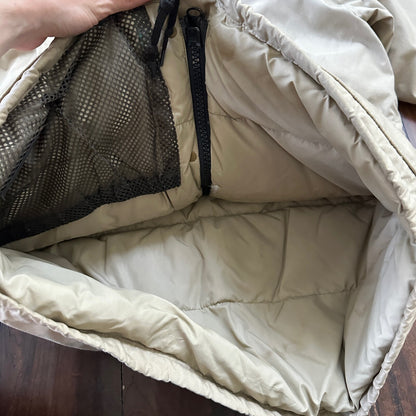 Vintage 1970s 1980s Eddie Bauer Goose Down Puffer Parka Jacket Tan Men's L 70s